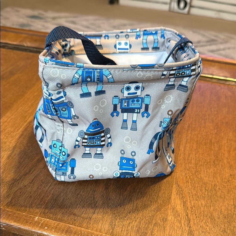 Thirty One Robot Print Kids Storage Basket